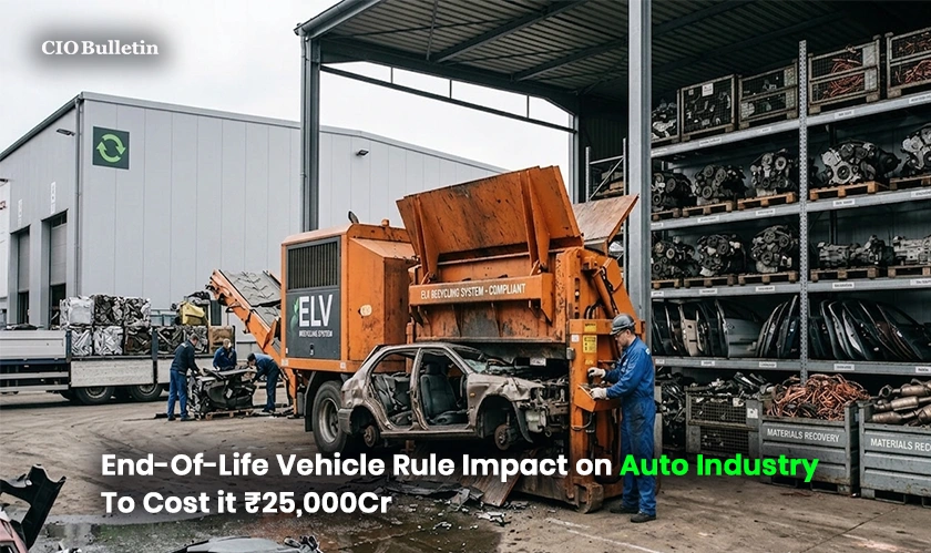  End-Of-Life Vehicle Rule Impact on Auto Industry To Cost it ₹25,000 Cr 